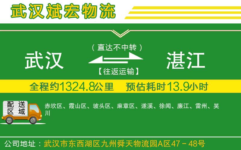 武漢到湛江物流公司