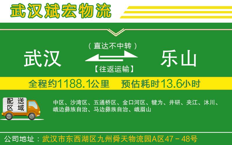 武漢到樂山物流公司