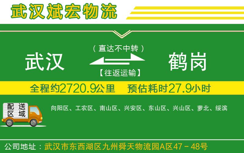 武漢到鶴崗物流公司