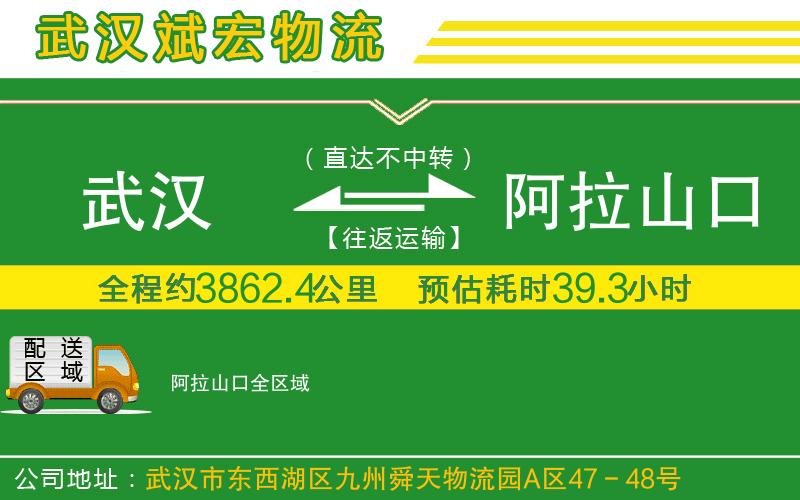 武漢到阿拉山口物流公司