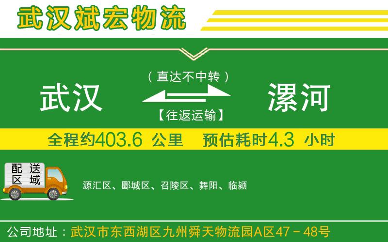 武漢到漯河物流公司