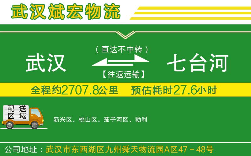 武漢到七臺河物流公司