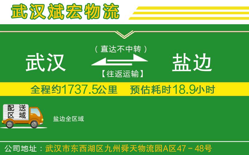 武漢到鹽邊物流公司