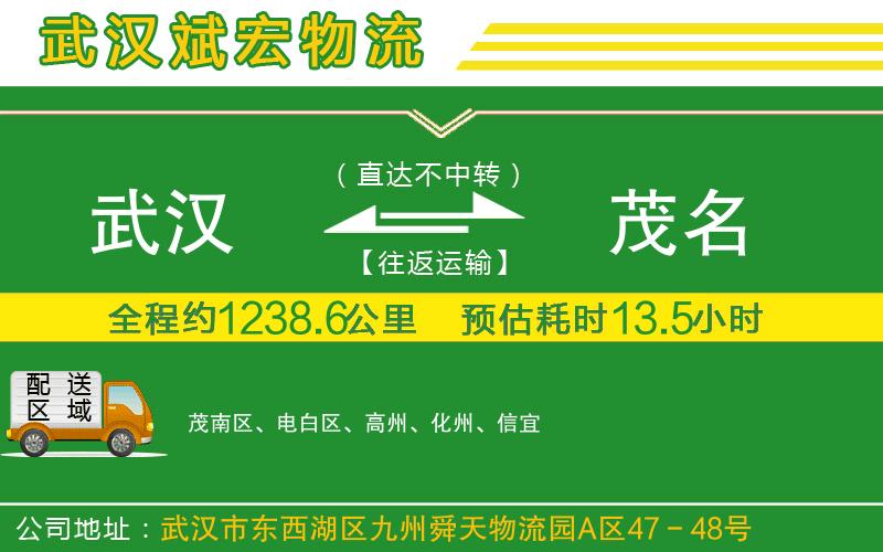 武漢到茂名貨運專線