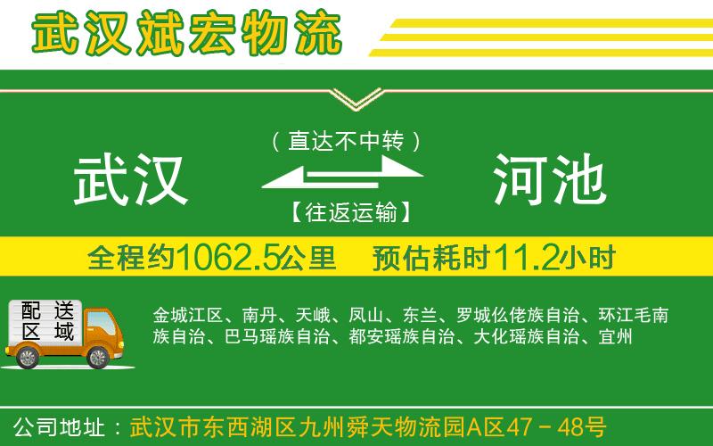 武漢到河池貨運(yùn)專線