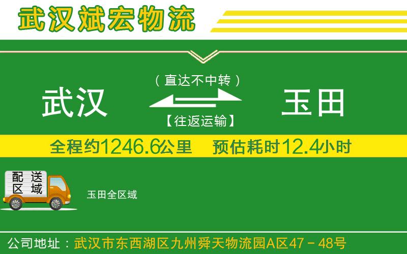 武漢到玉田貨運專線