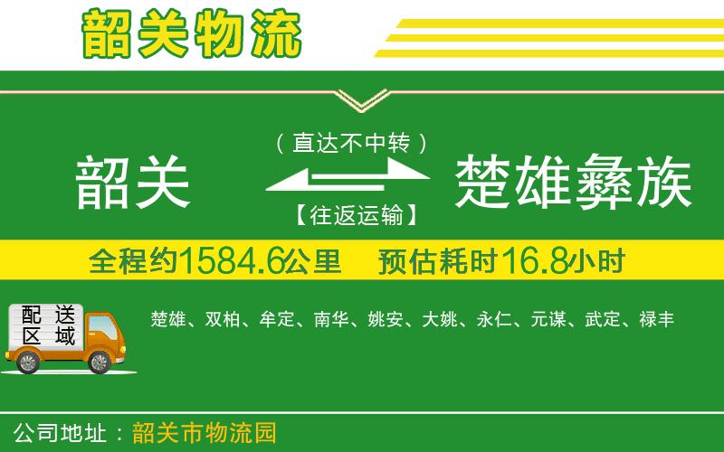 韶關到楚雄彝族自治州物流公司