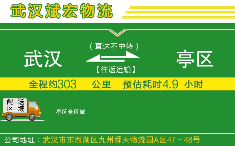 武漢到猇亭區(qū)物流專線