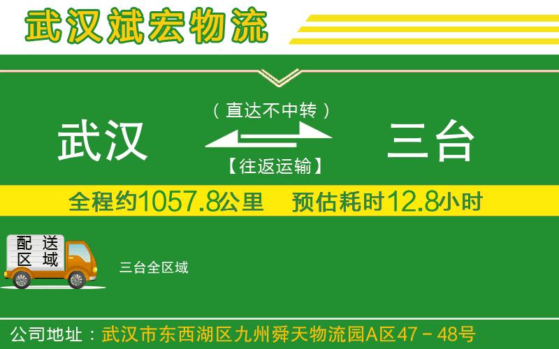 武漢到三臺貨運(yùn)公司