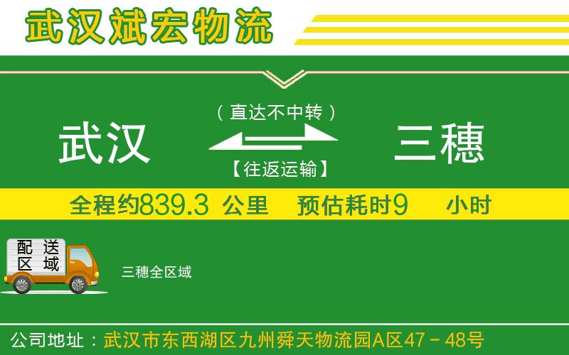 武漢到三穗物流專線