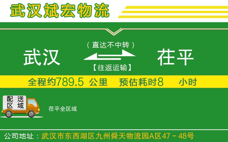 武漢到茌平貨運(yùn)專(zhuān)線(xiàn)