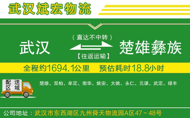 武漢到楚雄彝族自治州貨運(yùn)專(zhuān)線