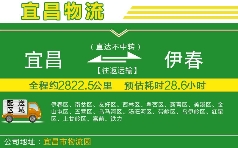 宜昌到伊春物流公司