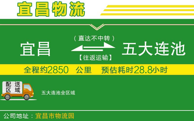 宜昌到五大連池物流公司