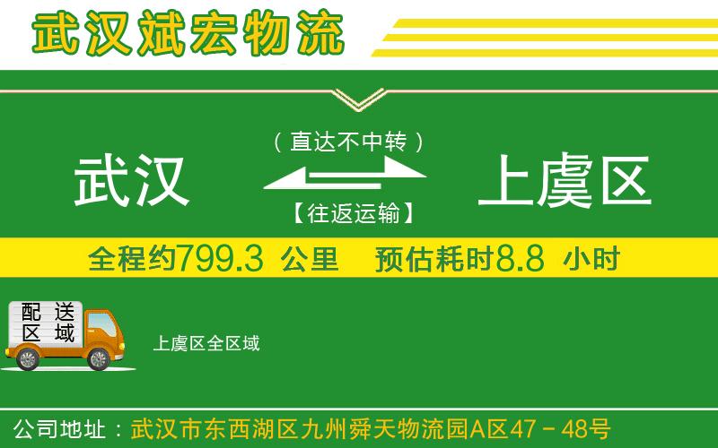 武漢到上虞區(qū)貨運(yùn)專線