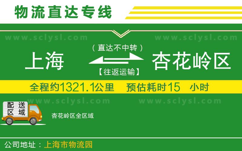 上海到杏花嶺區(qū)物流專(zhuān)線(xiàn)