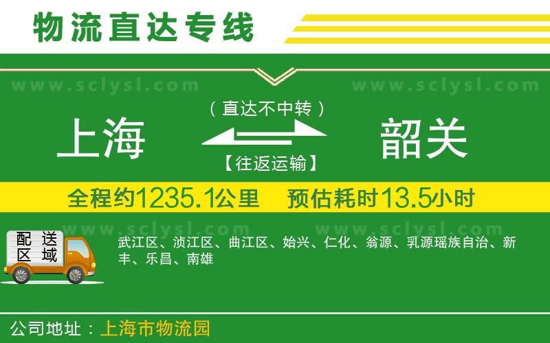上海到韶關(guān)物流專(zhuān)線