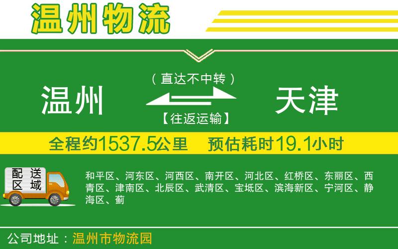 溫州到天津物流專線