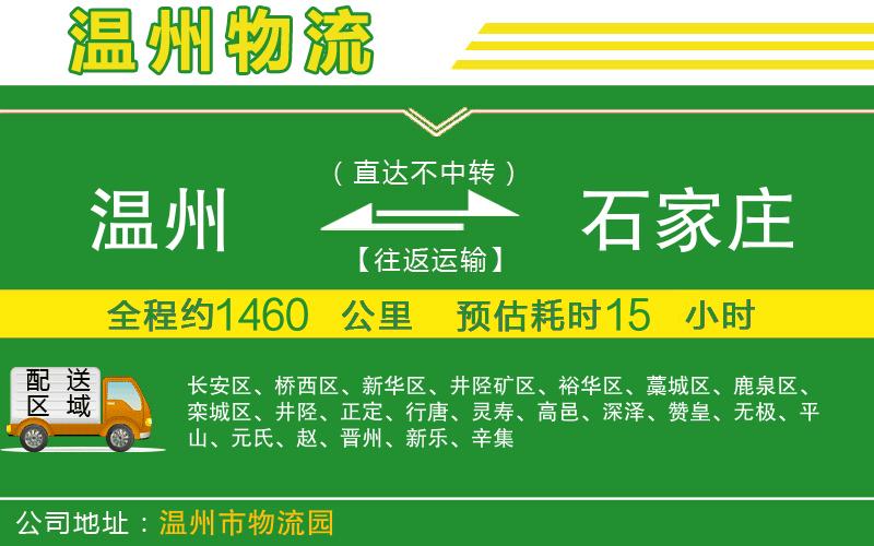 溫州到石家莊物流專線