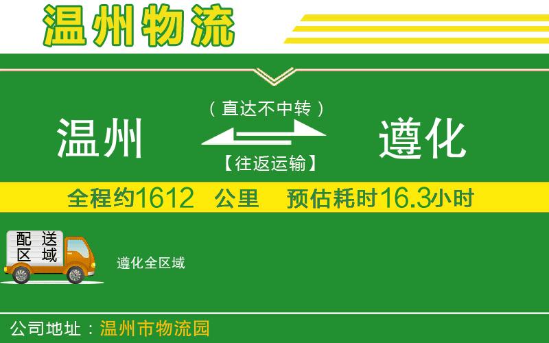 溫州到遵化物流專線