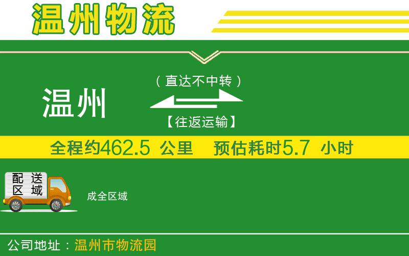 溫州到成貨運(yùn)專線