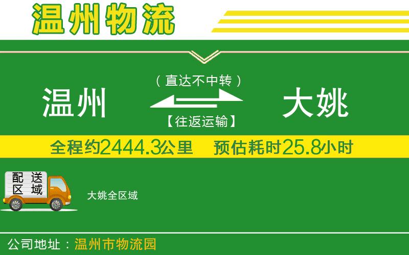 溫州到大姚物流